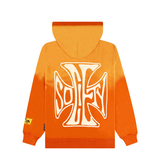 VS Cross Logo Hoodie Orange