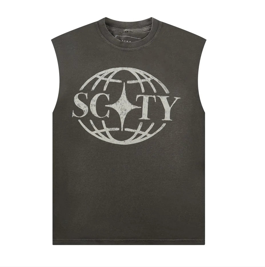 SCTY Raw Sleeveless Tank
