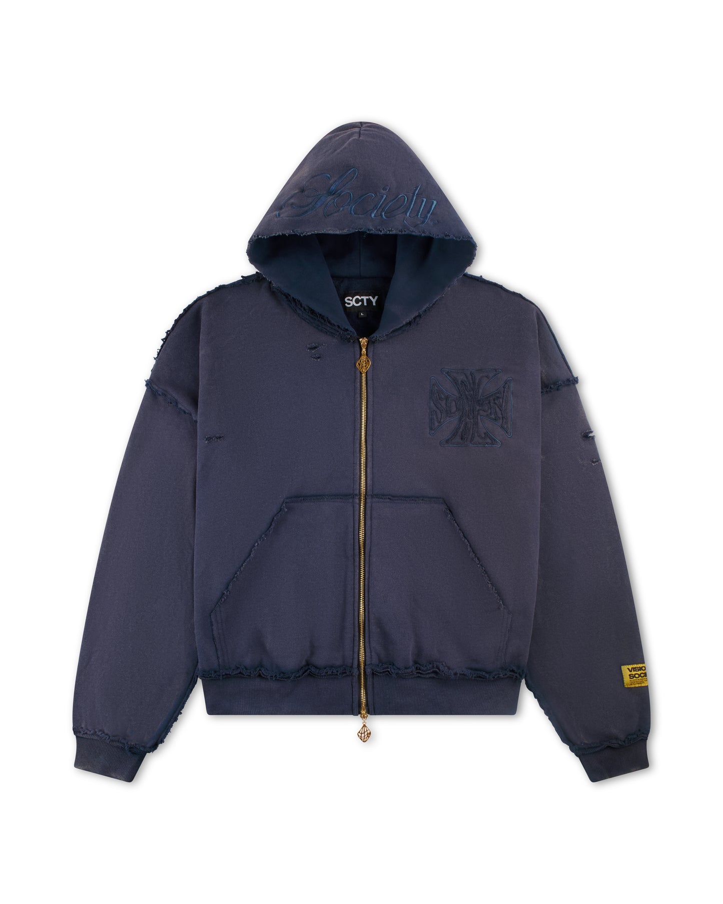 VS ZIP HOODIE (NAVY BLUE)