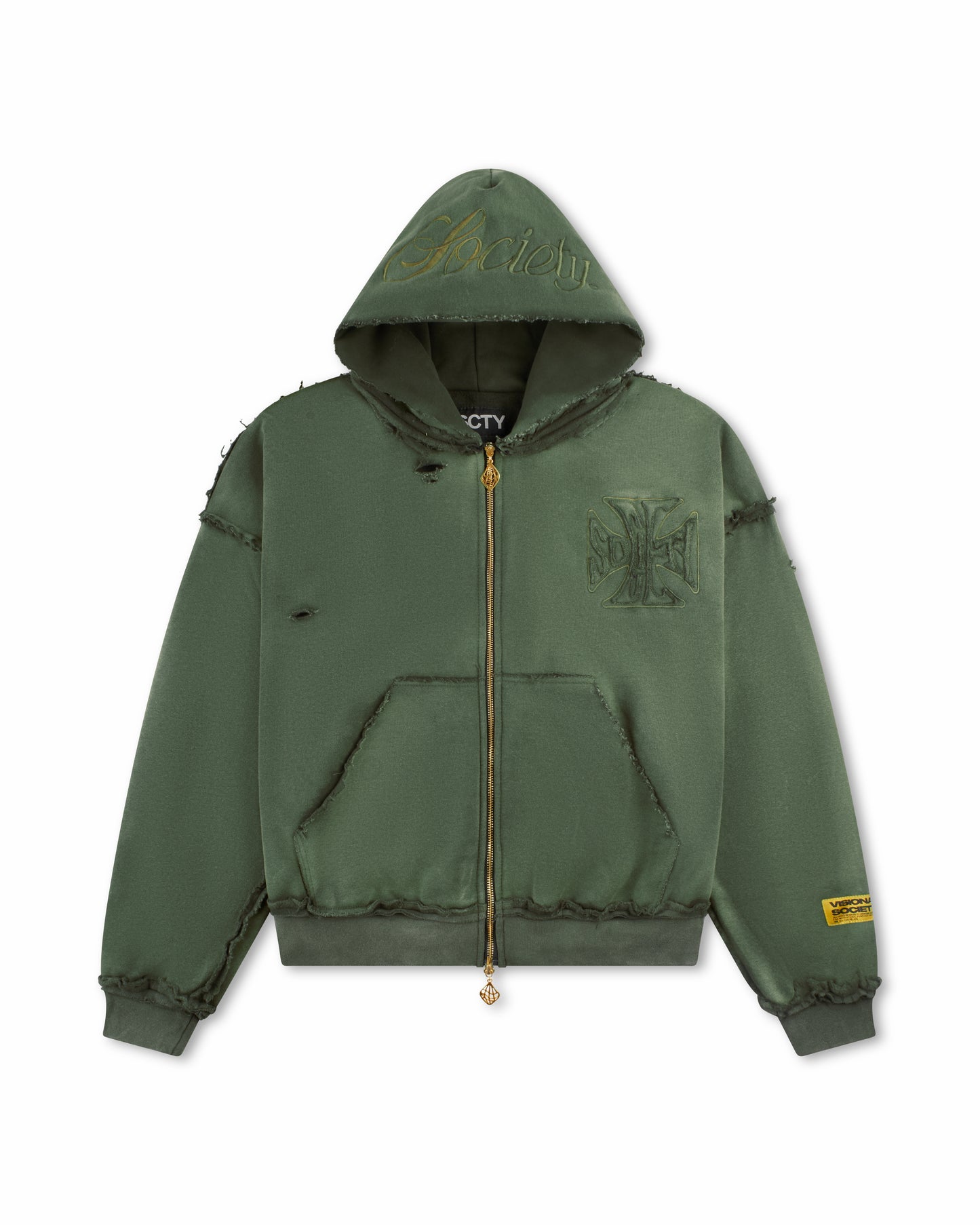 VS ZIP HOODIE (VINTAGE GREEN)