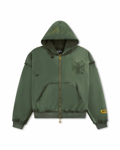 VS ZIP HOODIE (VINTAGE GREEN)