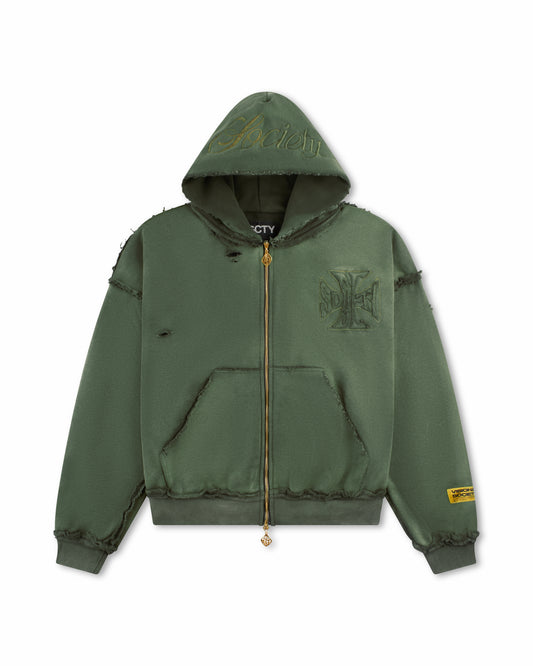 VS ZIP HOODIE (VINTAGE GREEN)