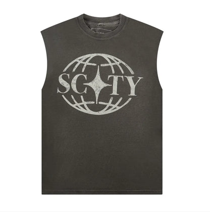 SCTY Raw Sleeveless Tank