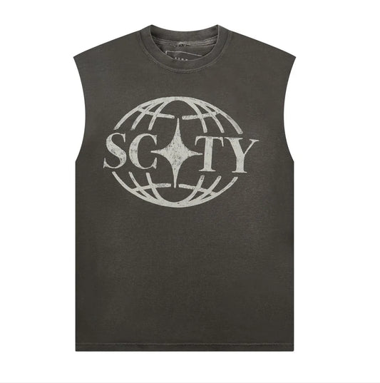 SCTY Raw Sleeveless Tank