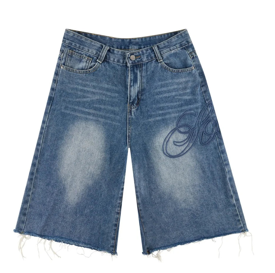 VS Reconstructed Denim Shorts (Dark Wash)