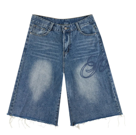 VS Reconstructed Denim Shorts (Dark Wash)